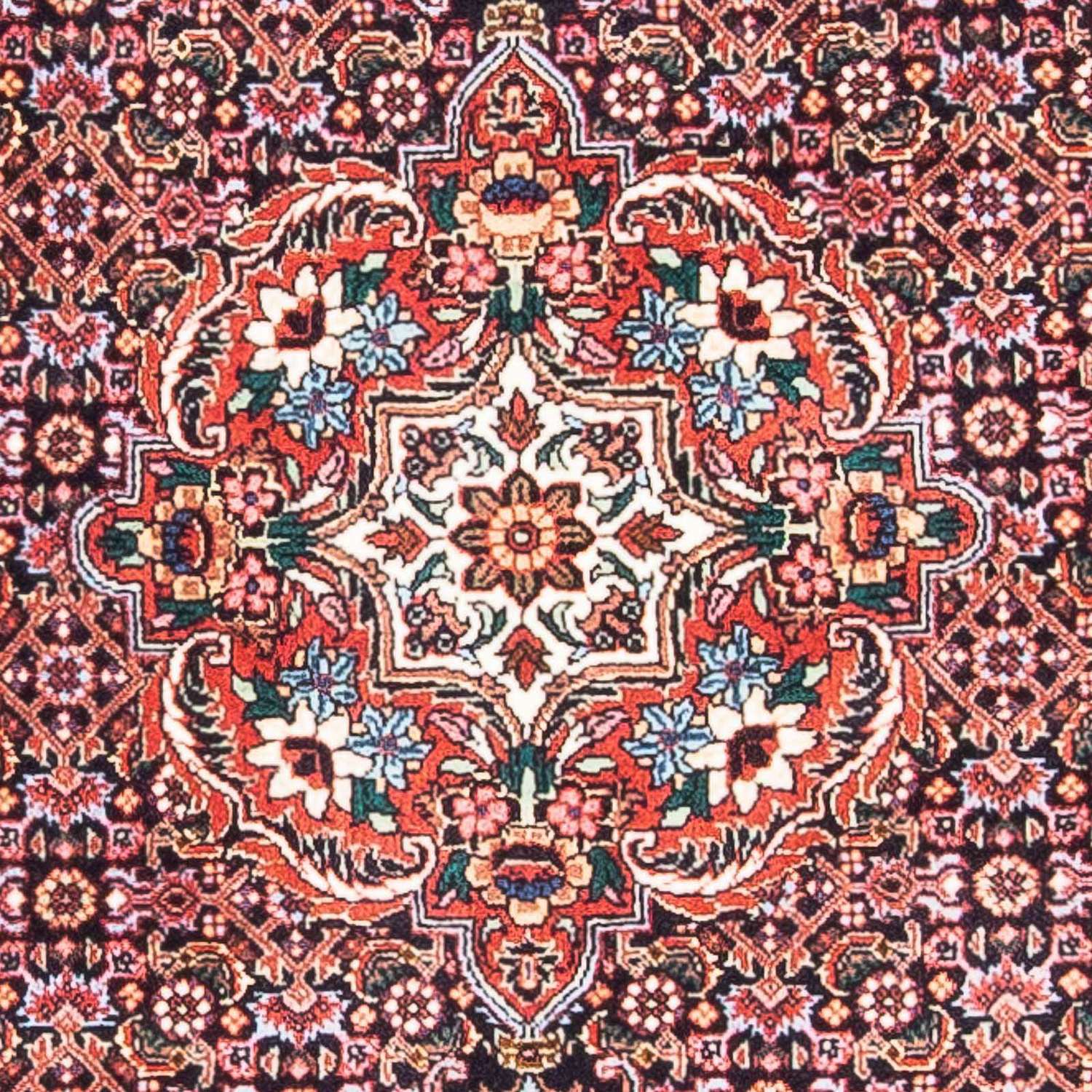 Tapis persan - Bidjar - 140 x 68 cm - bleu foncé