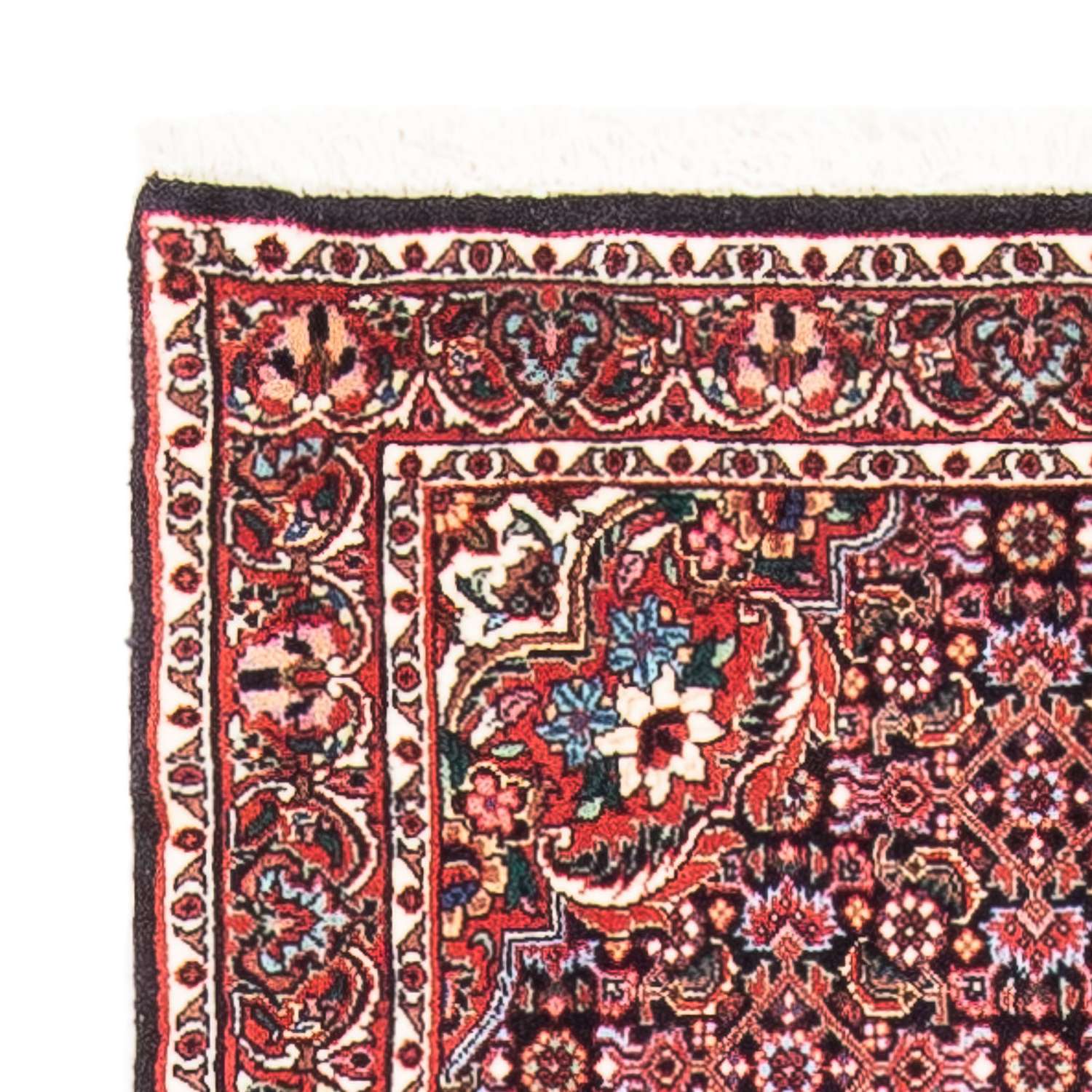 Persisk tæppe - Bijar - 140 x 68 cm - mørkeblå