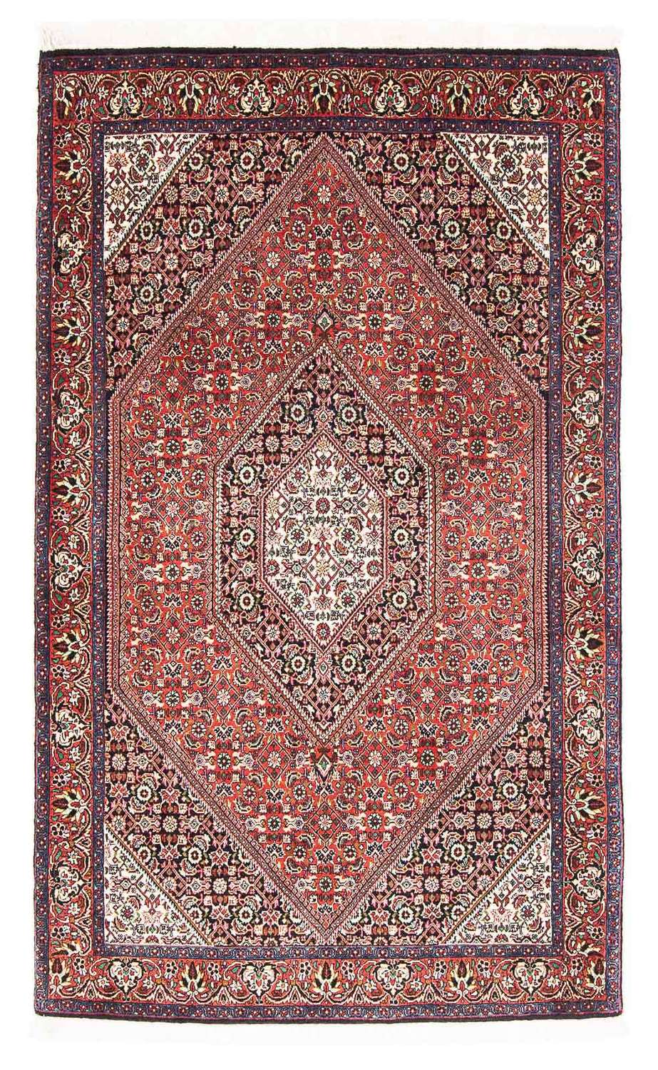 Persisk teppe - Bijar - 180 x 112 cm - lys rød