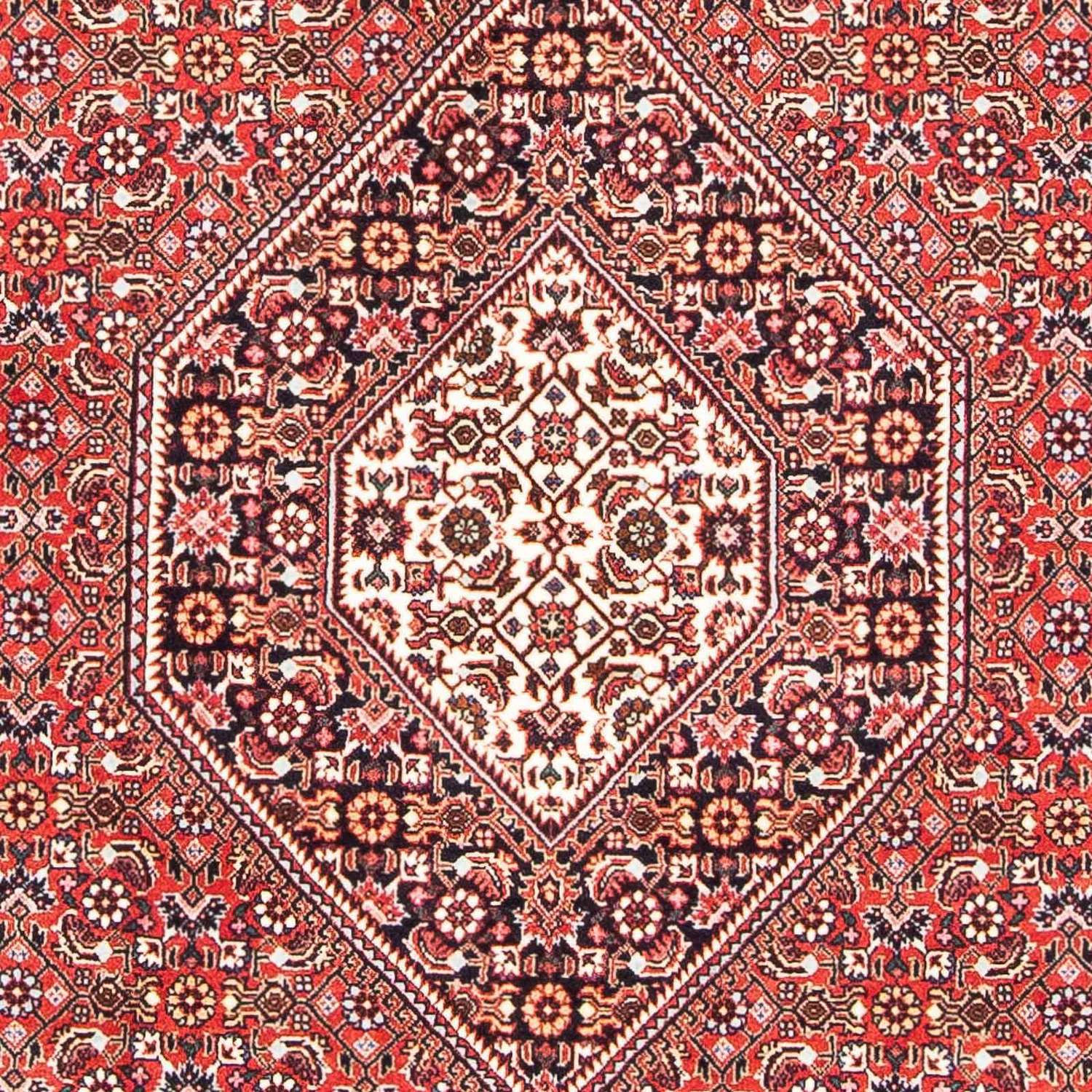 Persisk tæppe - Bijar - 181 x 109 cm - lysrød