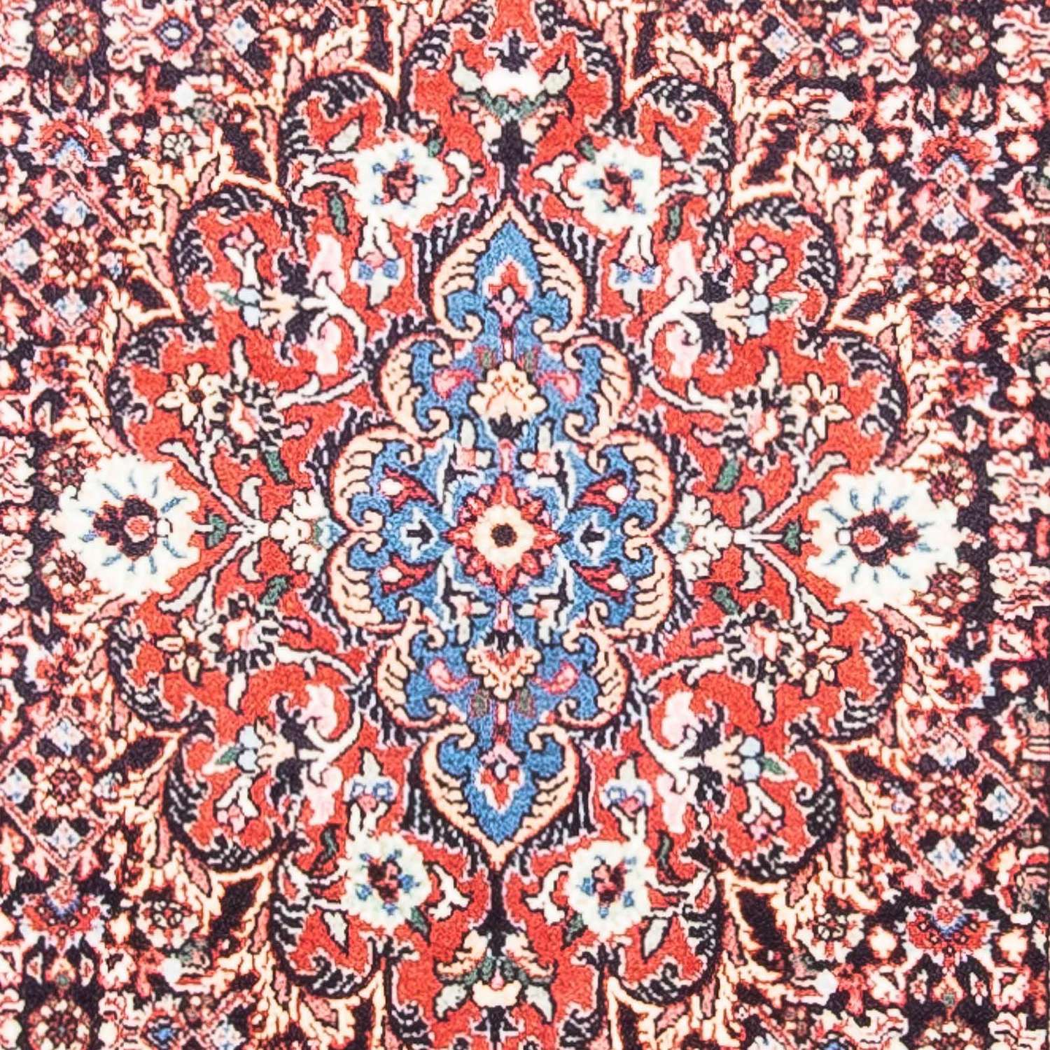 Tapis persan - Bidjar - 141 x 70 cm - rouge clair