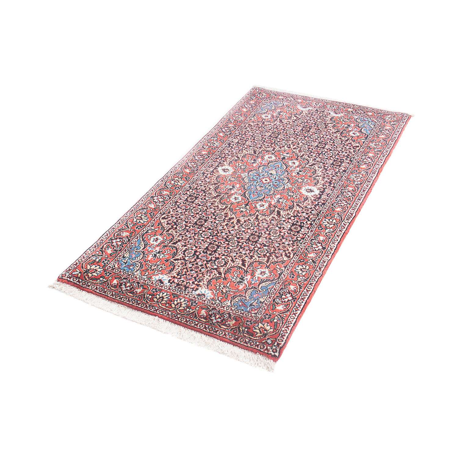 Persisk matta - Bijar - 141 x 70 cm - ljusröd