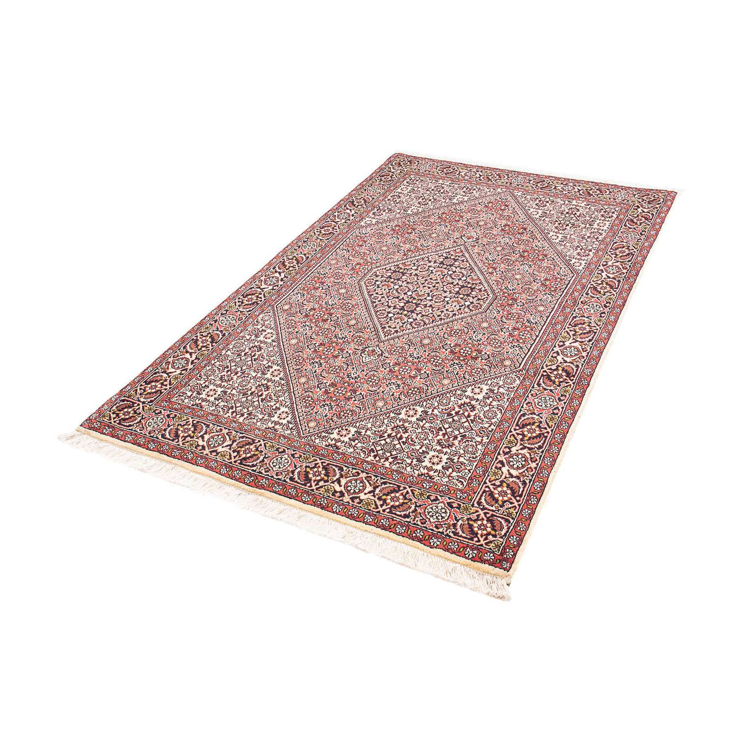 Persisk teppe - Bijar - 176 x 110 cm - lys rød