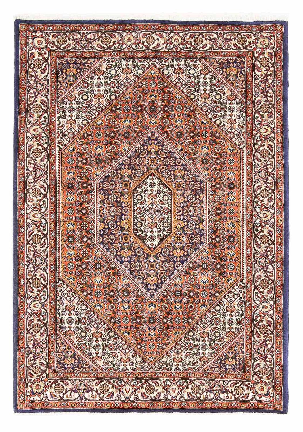 Tapete Persa - Bijar - 164 x 112 cm - azul