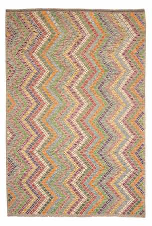 Tapis Kelim - Splash - 298 x 210 cm - multicolore