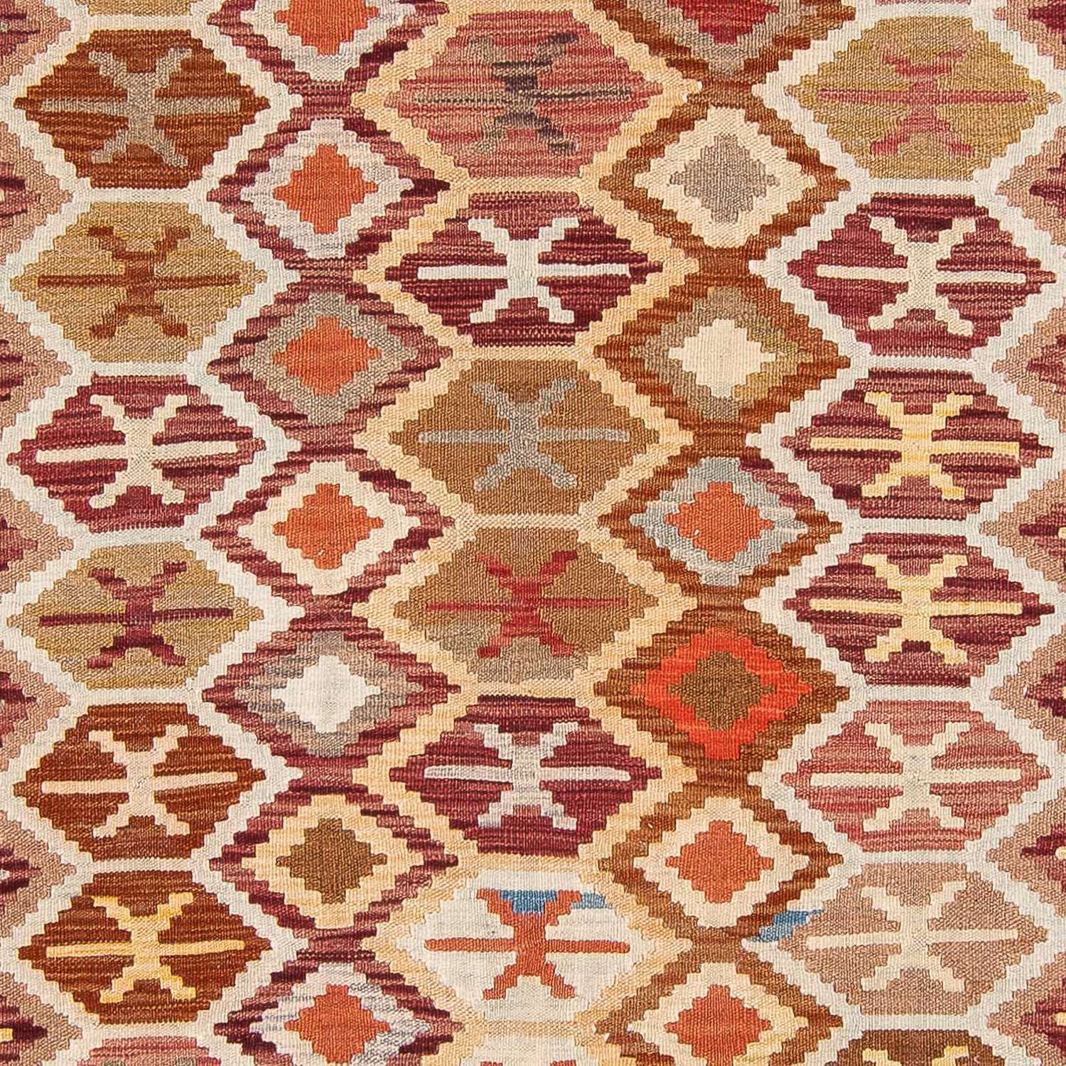 Kelim tapijt - Splash - 296 x 197 cm - veelkleurig