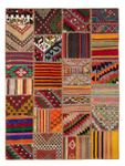 Patchwork Rug - 238 x 168 cm - multicolored