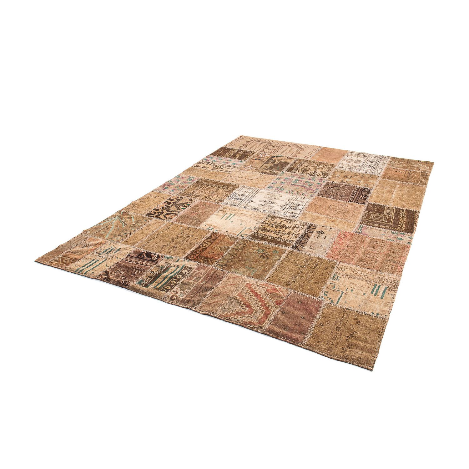 Tapis patchwork - 256 x 172 cm - multicolore