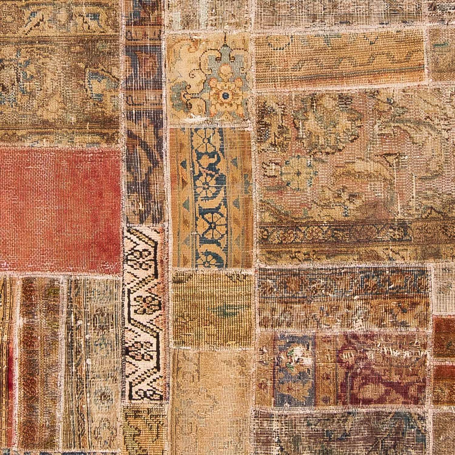 Patchwork tapijt - 234 x 164 cm - veelkleurig