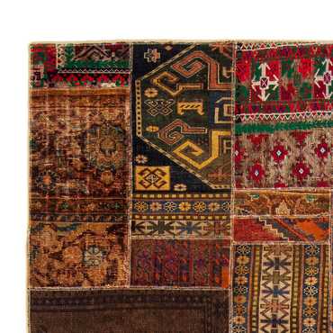 Tapis patchwork - 271 x 179 cm - multicolore