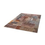 Patchwork tapijt - 194 x 146 cm - veelkleurig