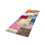 Corredor Tapete de trabalho em patchwork - 300 x 85 cm - multicolorido