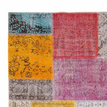 Tapis patchwork - 300 x 250 cm - multicolore