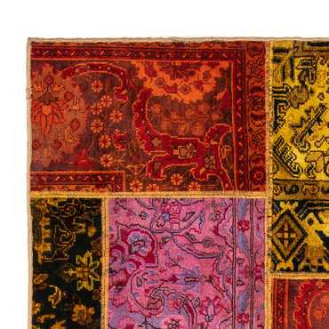 Tapis patchwork - 198 x 137 cm - multicolore