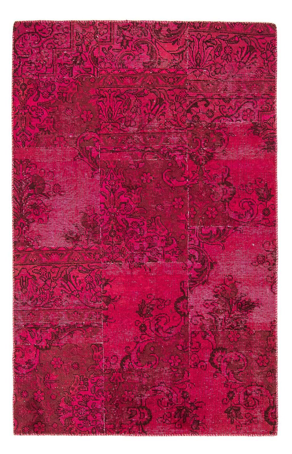 Tapis patchwork - 202 x 127 cm - multicolore