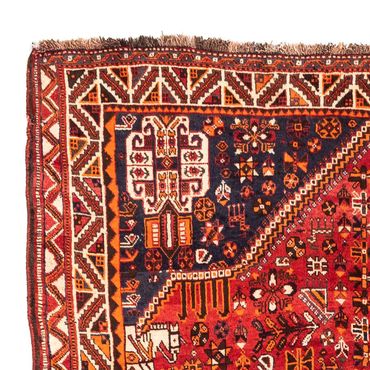 Tapis persan - Nomadic - 275 x 175 cm - rouge foncé