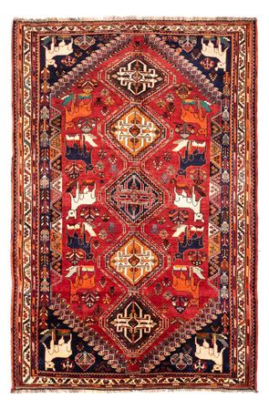 Tapis persan - Nomadic - 265 x 172 cm - rouge