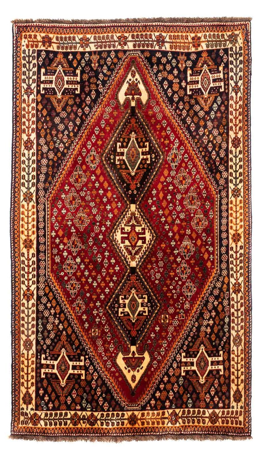 Tapis persan - Nomadic - 247 x 150 cm - rouge foncé