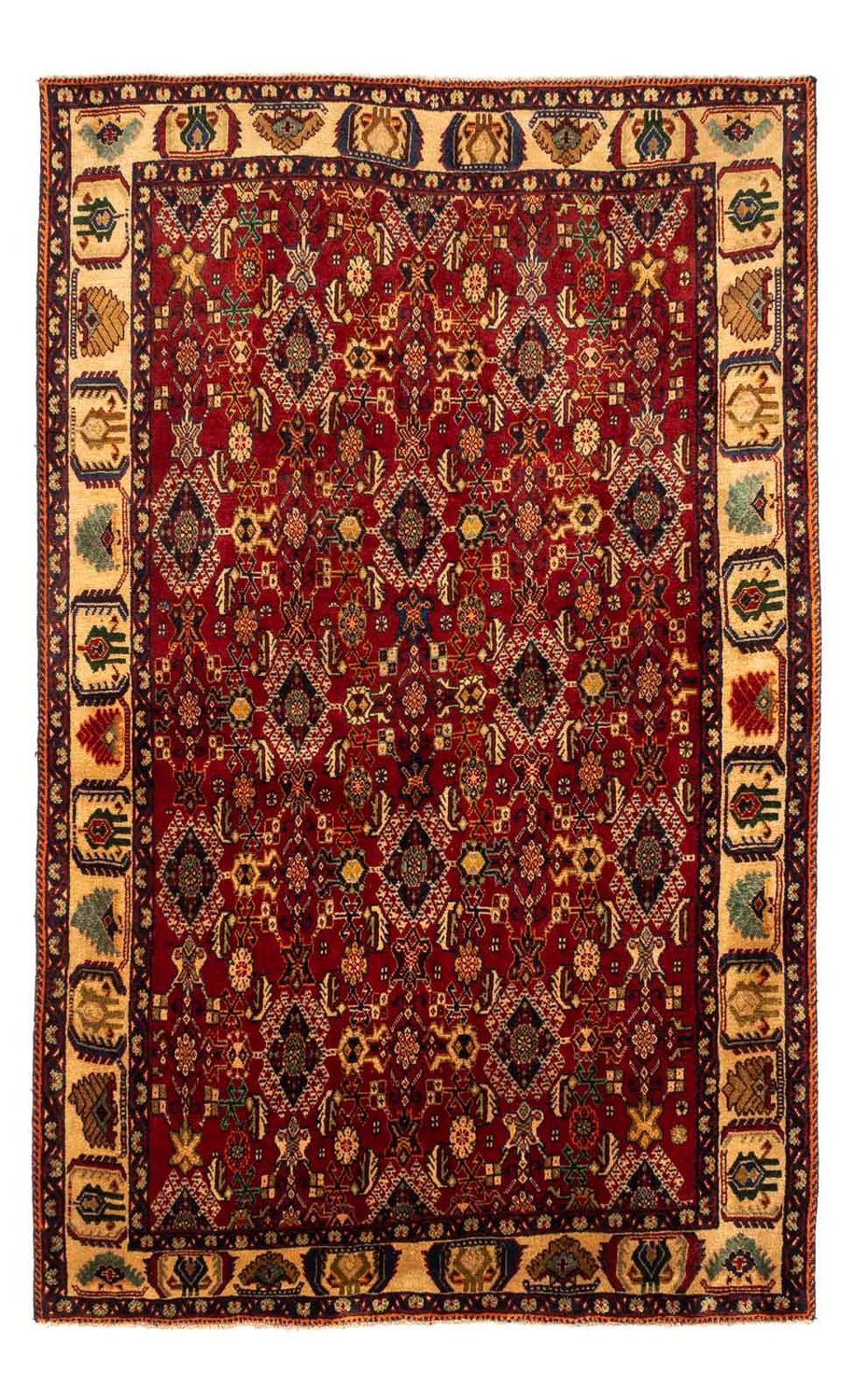 Tapis persan - Nomadic - 240 x 152 cm - rouge