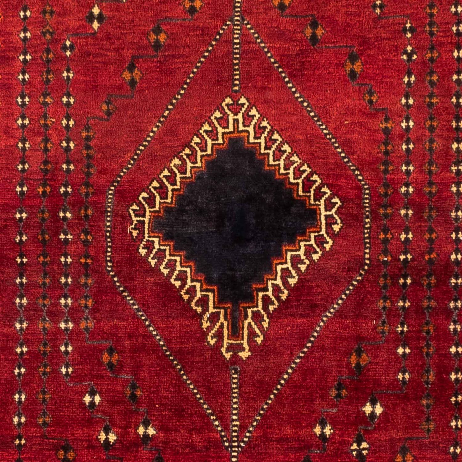 Tapis persan - Nomadic - 257 x 157 cm - rouge foncé