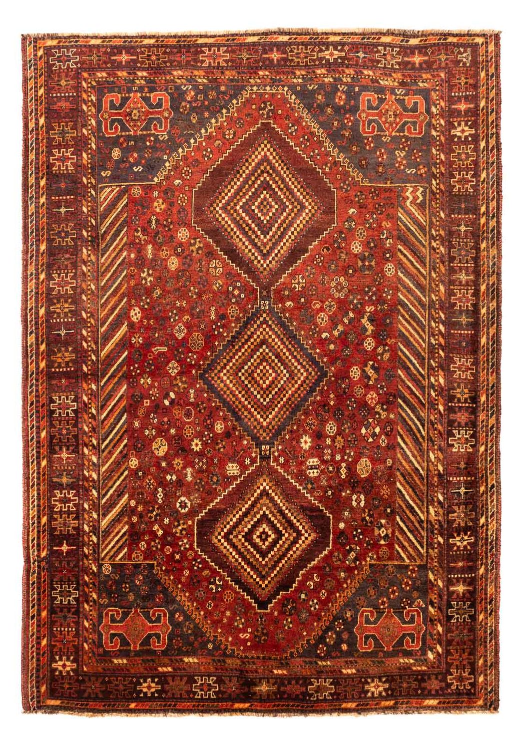 Tapis persan - Nomadic - 238 x 164 cm - rouille