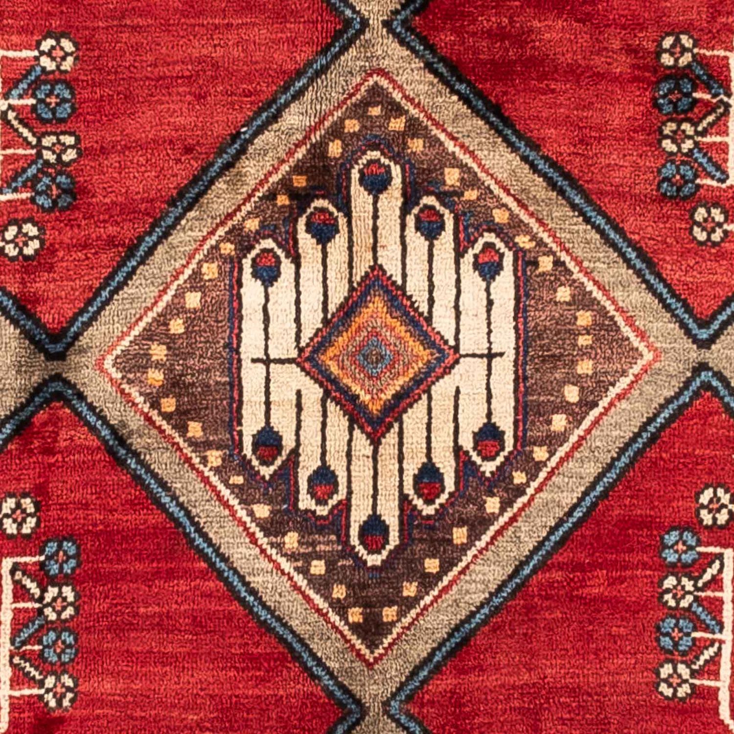 Alfombra persa - Nómada - 216 x 165 cm - rojo