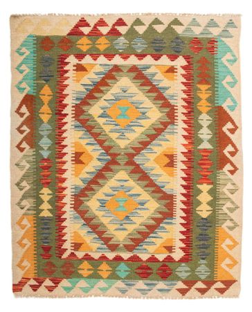 Kelim Rug - Splash - 124 x 86 cm - multicolored