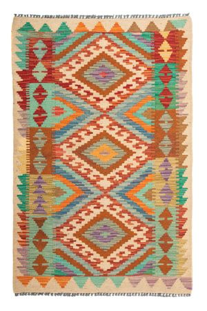 Kelim Rug - Splash - 125 x 80 cm - multicolored