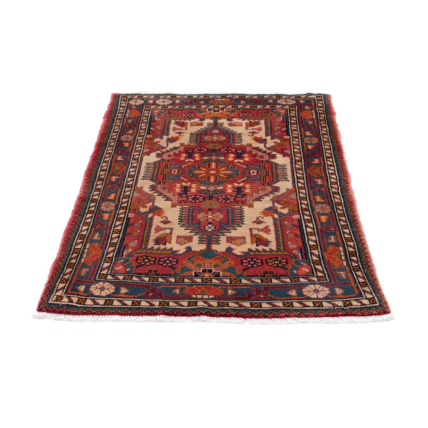 Tapis persan - Nomadic - 133 x 92 cm - multicolore