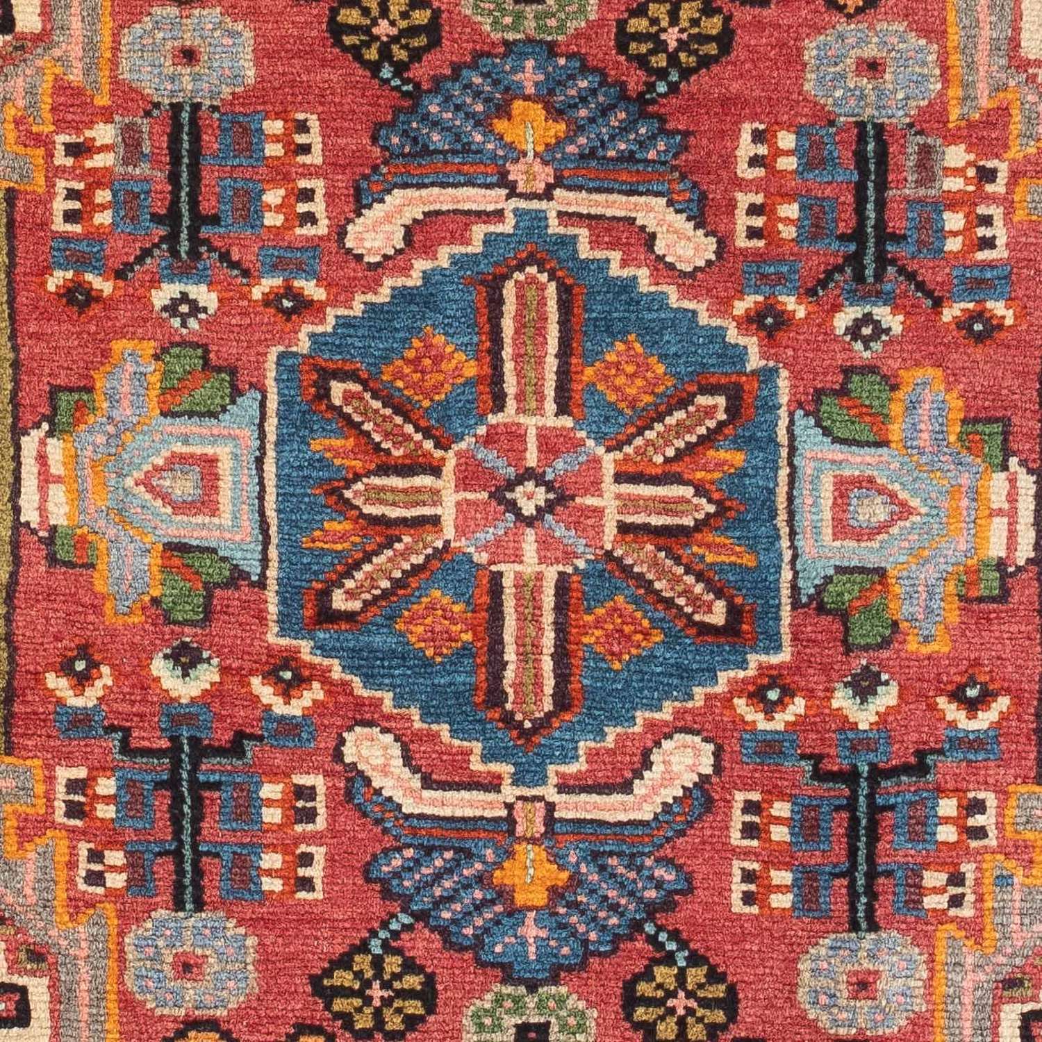 Tapis persan - Nomadic - 125 x 91 cm - rouge