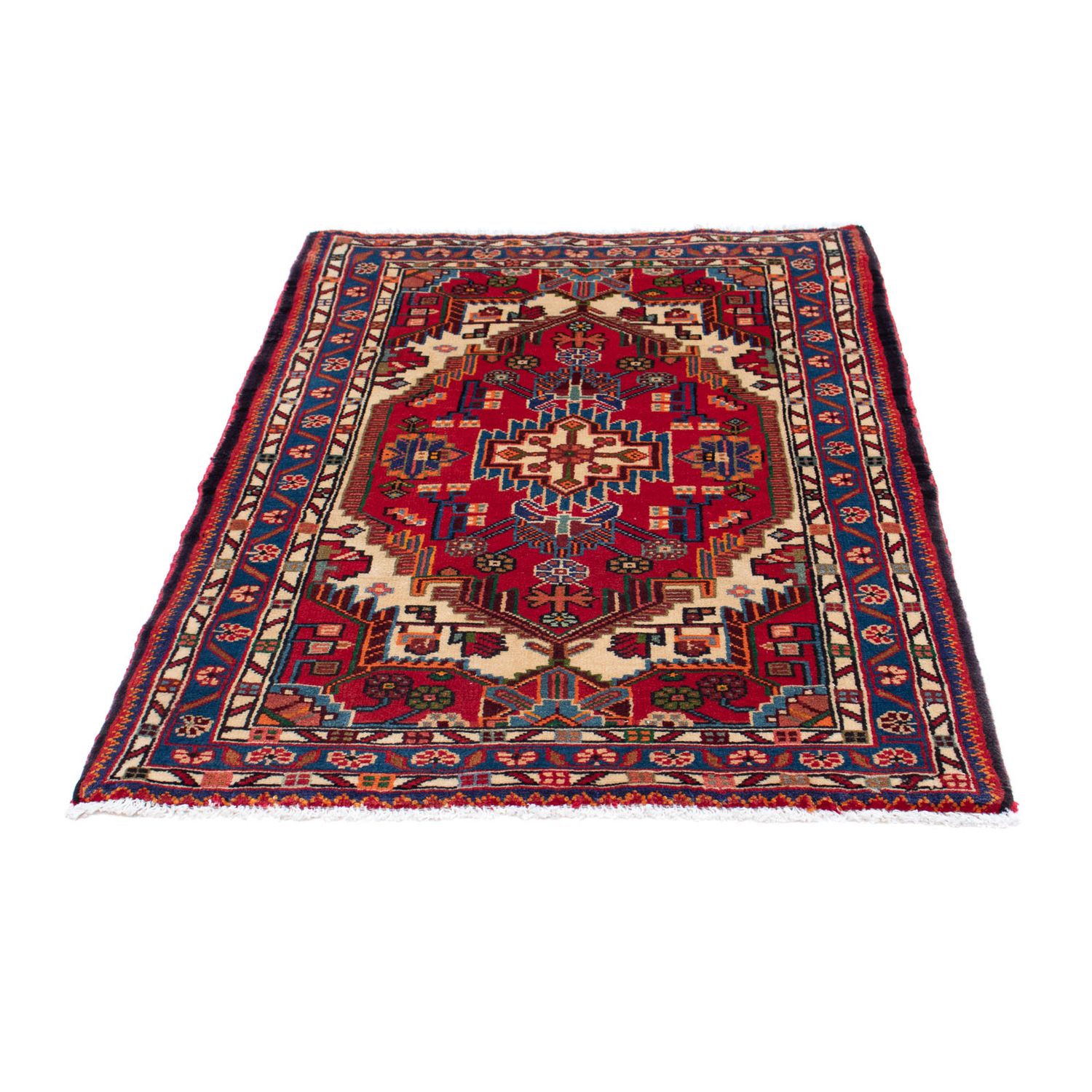 Perser Rug - Nomadic - 133 x 90 cm - dark red