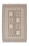 Tapis Kelim - Oriental - 190 x 120 cm - gris clair