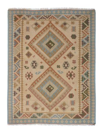 Tapis Kelim - Oriental - 187 x 152 cm - marron clair