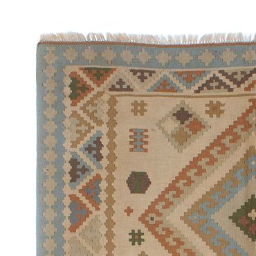 Kelim Rug - Oriental - 187 x 152 cm - light brown