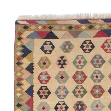 Tappeto Kelim - Orientale - 216 x 127 cm - beige