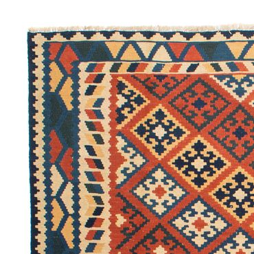 Kelim Carpet - orientalisk matta kvadrat  - 208 x 194 cm - flerfärgad