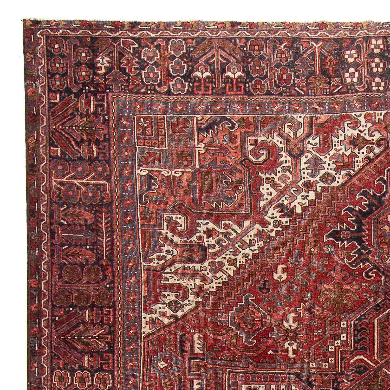 Tapis persan - Nomadic - 402 x 305 cm - rouge clair