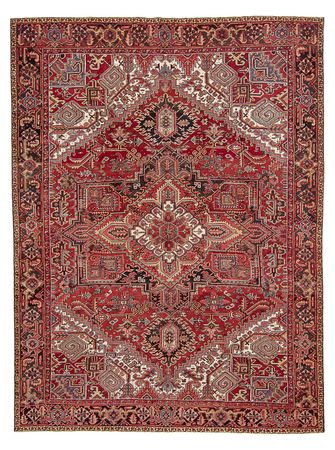 Tapis persan - Nomadic - 404 x 313 cm - rouge clair