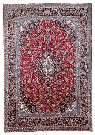 Tapis persan - Nomadic - 422 x 296 cm - rouge