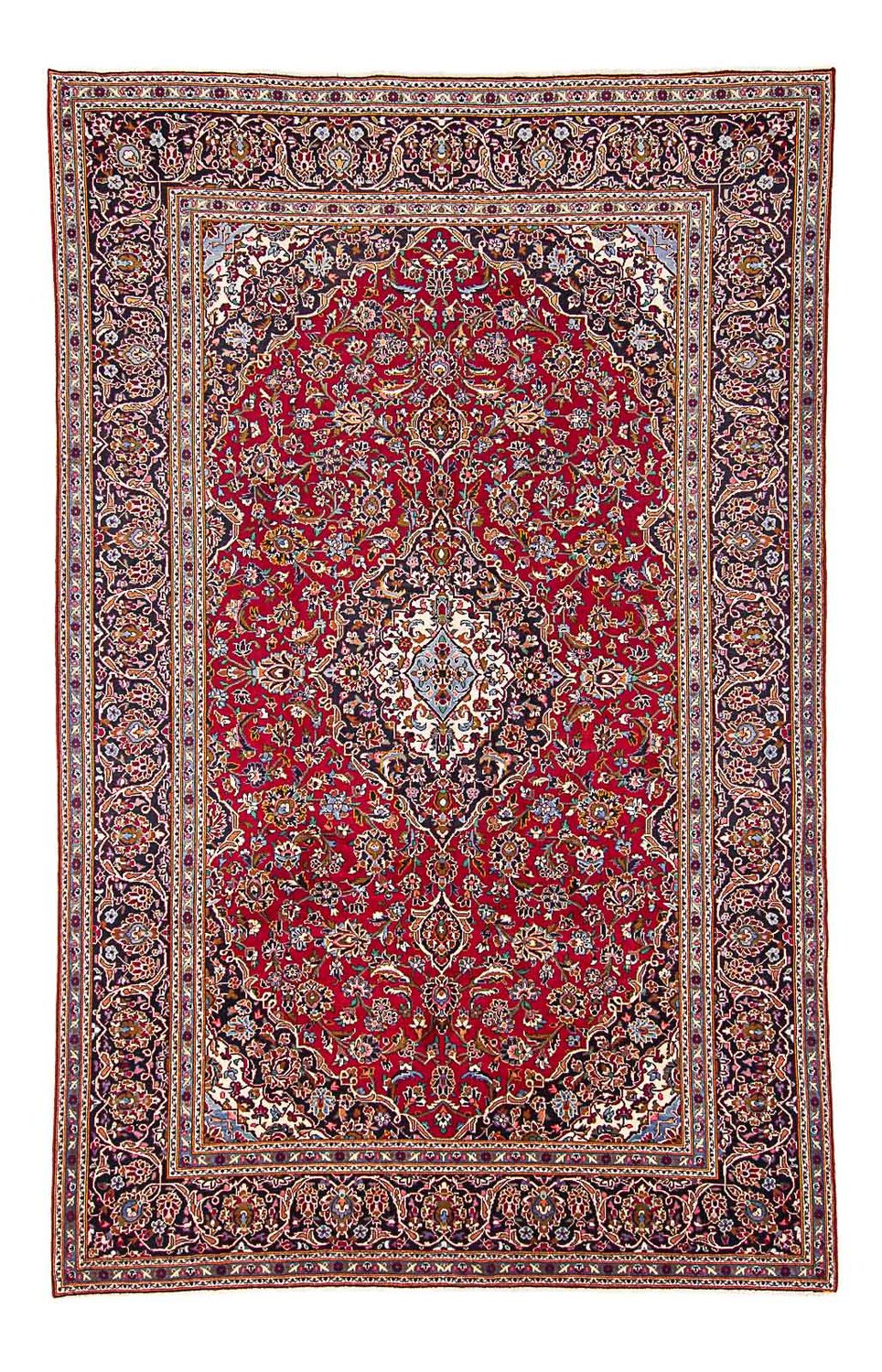 Tapis persan - Nomadic - 408 x 265 cm - rouge