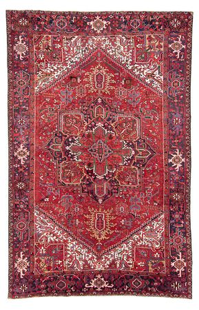 Tapis persan - Nomadic - 357 x 247 cm - rouge clair