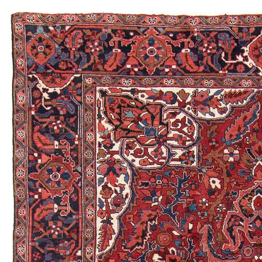 Tapis persan - Nomadic - 349 x 244 cm - rouge foncé