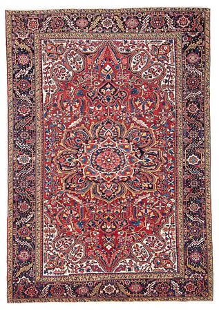 Tapis persan - Nomadic - 376 x 270 cm - rouge