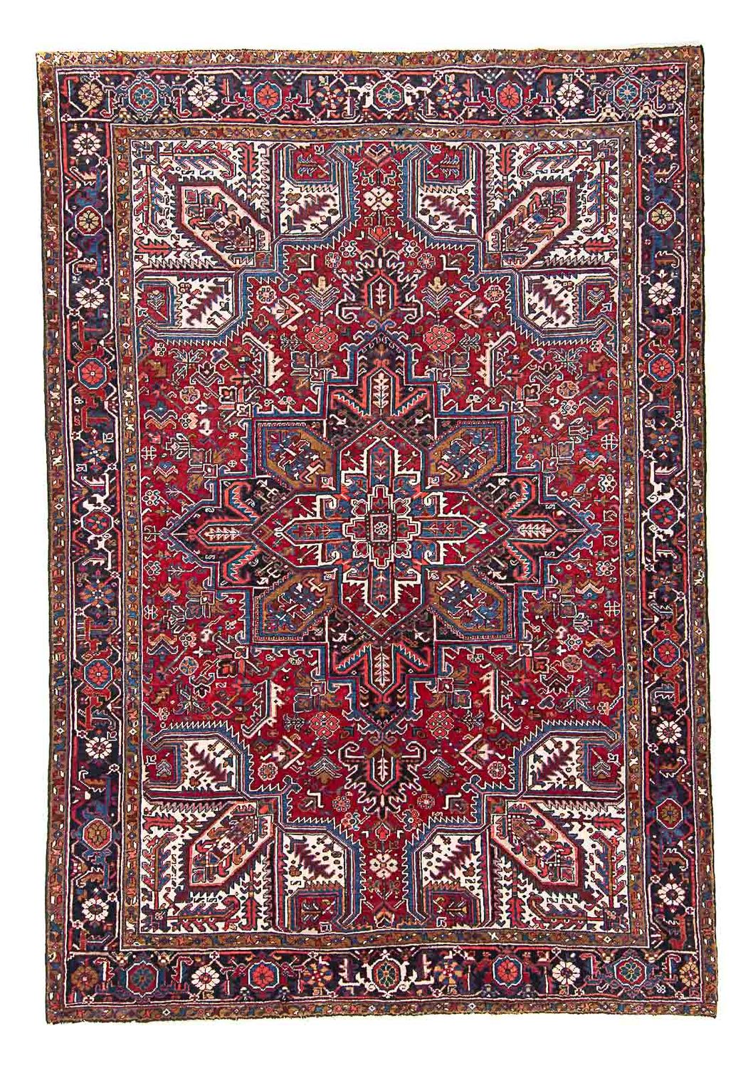 Tapis persan - Nomadic - 313 x 250 cm - rouge