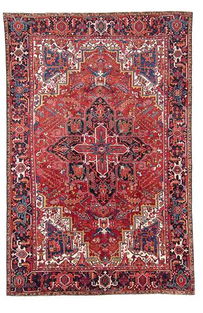 Tapis persan - Nomadic - 341 x 228 cm - rouge