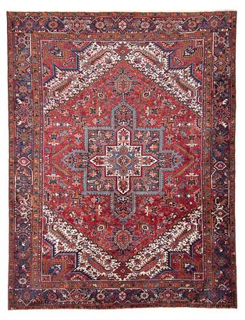 Perzisch Tapijt - Nomadisch - 343 x 270 cm - rood