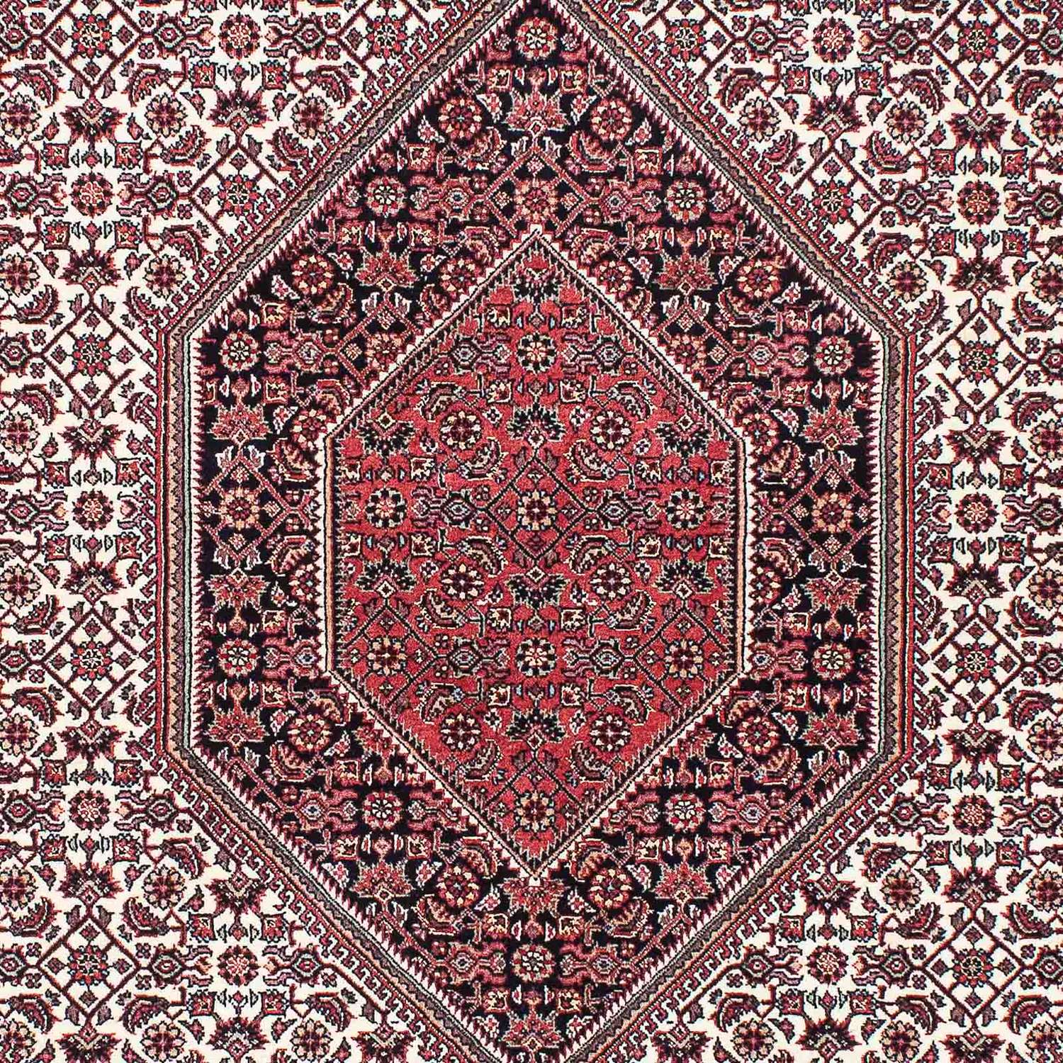 Perský koberec - Bijar - 202 x 152 cm - světle červená