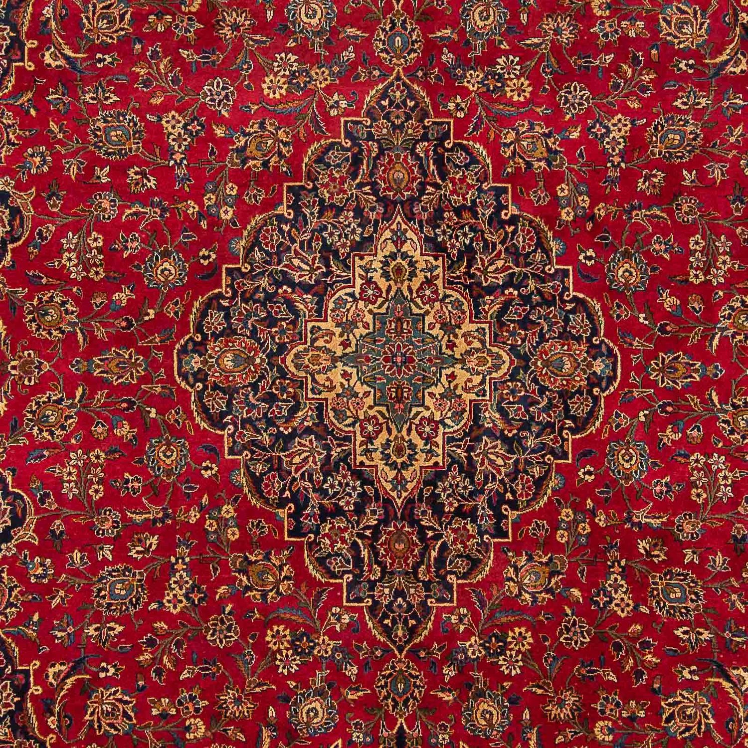 Perzisch tapijt - Keshan - 421 x 302 cm - rood