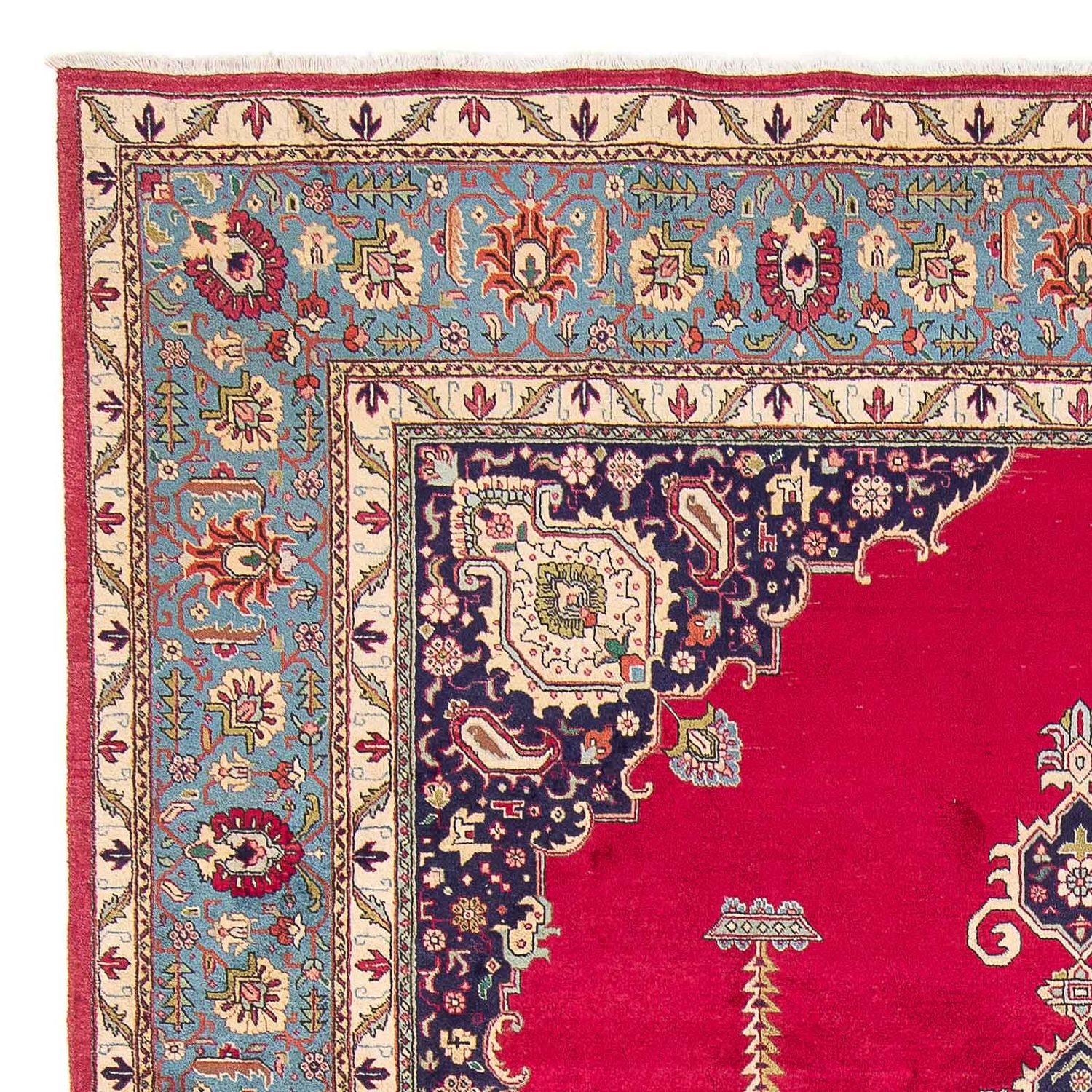 Tappeto Persero - Tabriz - Reale - 368 x 268 cm - rosso