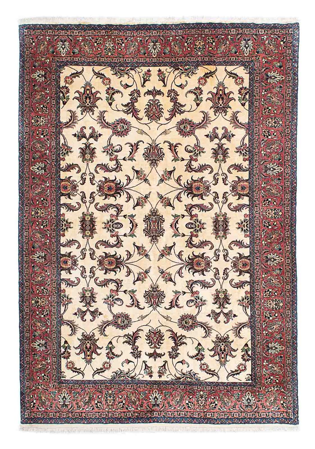 Perzisch tapijt - Bijar - 202 x 140 cm - beige